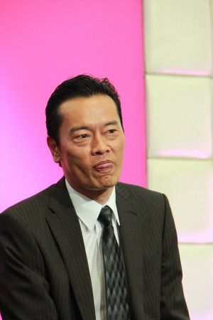 遠藤憲一、『BORDER』制作発表記者会見にて