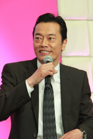 遠藤憲一、『BORDER』制作発表記者会見にて