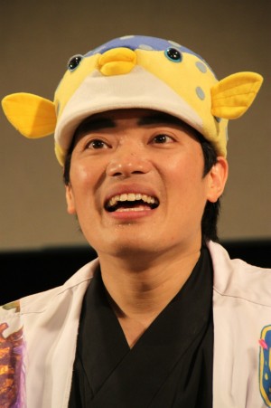 「さかなクンのデジタル深海水族館」ナビゲーションレコーディングの様子