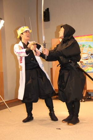 「さかなクンのデジタル深海水族館」ナビゲーションレコーディングの様子