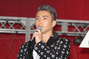 『クローズ　EXPLODE（エクスプロード）』完成披露試写会の様子　KENZO（DA PUMP）