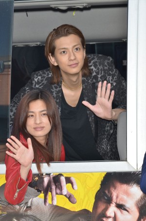 尾野真千子、三浦翔平、『極悪がんぼ』制作発表会見にて