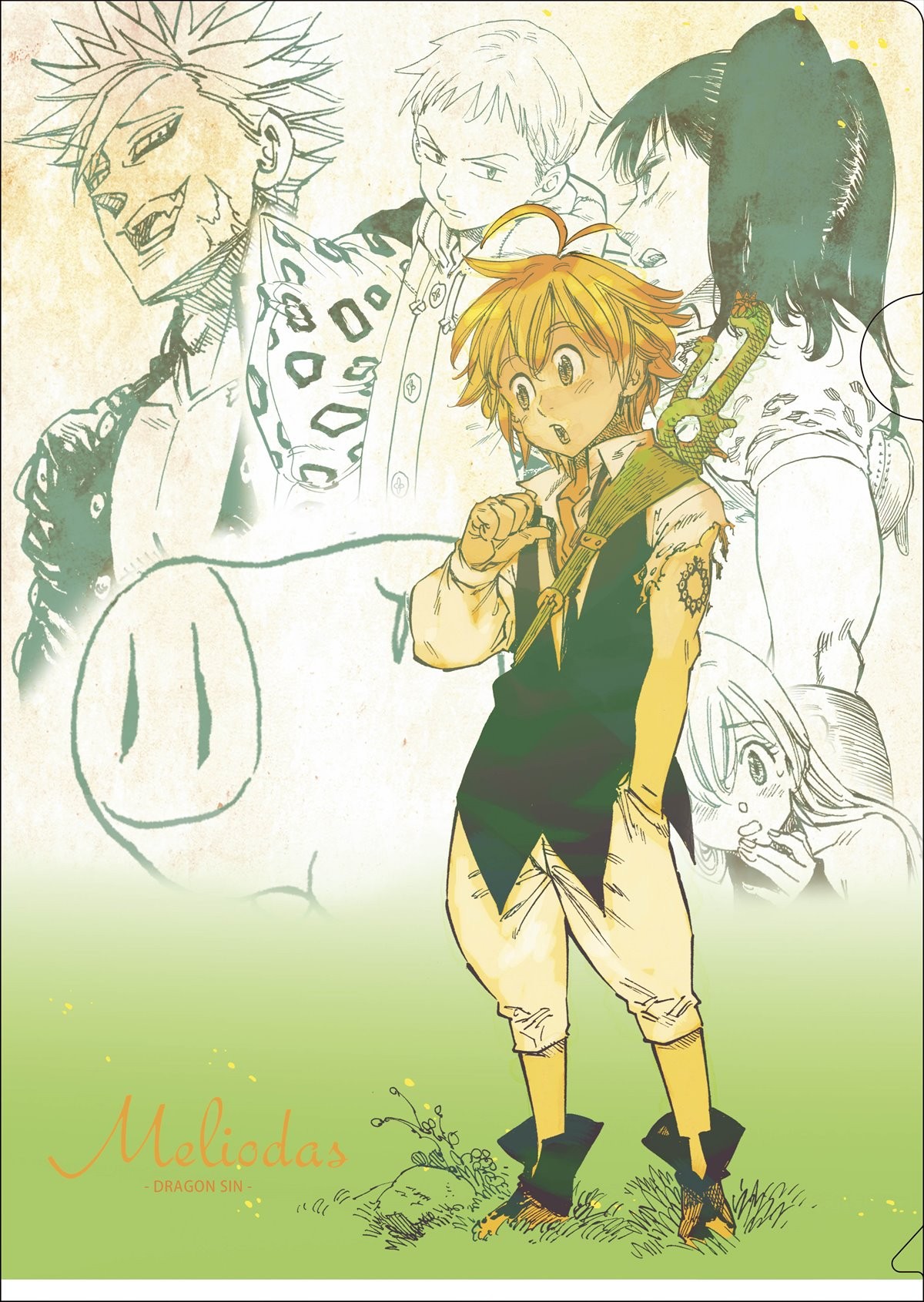 『七つの大罪』一番くじVに登場！ 原作者描きおろしの複製原画がラインナップ