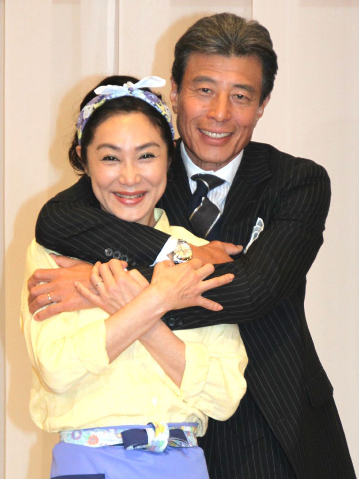 浅野温子、舘ひろし、『なるようになるさ。』記者会見にて