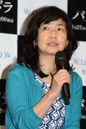 井上由美子（脚本）、『パンドラ～永遠の命～』記者会見にて