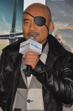 『キャプテン・アメリカ／ウィンター・ソルジャー』レッドカーペットイベントに登場した竹中直人