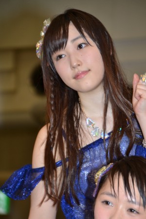 『時空（とき）を超え 宇宙（そら）を超え／Password is 0』リリースイベントに登場した譜久村聖