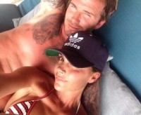 40歳の誕生日も愛する夫ベッカムとラブラブ（※ヴィクトリア・ベッカムのツイッターより）