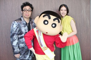 『映画クレヨンしんちゃん ガチンコ！逆襲のロボとーちゃん』武井咲＆コロッケ インタビュー