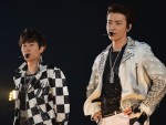 ＜GirlsAward 2014春夏＞でライブパフォーマンスを披露した「SUPER JUNIOR　DONGHAE ＆ EUNHYUK」