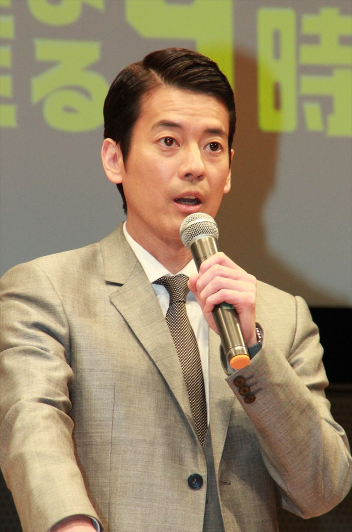 唐沢寿明、『ルーズヴェルト・ゲーム』特別披露試写会見にて