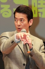 唐沢寿明、『ルーズヴェルト・ゲーム』特別披露試写会見にて　