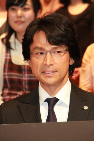 江口洋介、『ルーズヴェルト・ゲーム』特別披露試写会見にて　