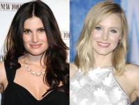 『アナと雪の女王』で声優を務めた、イディナ（エルサ役）とクリステン（アナ役）