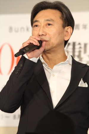 山崎一、舞台『太陽2068』製作発表会見にて