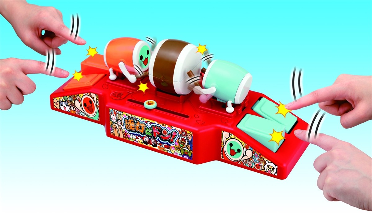 『太鼓の達人』がおもちゃになったドン！「ユラユラ祭り」「連打だドン」発売