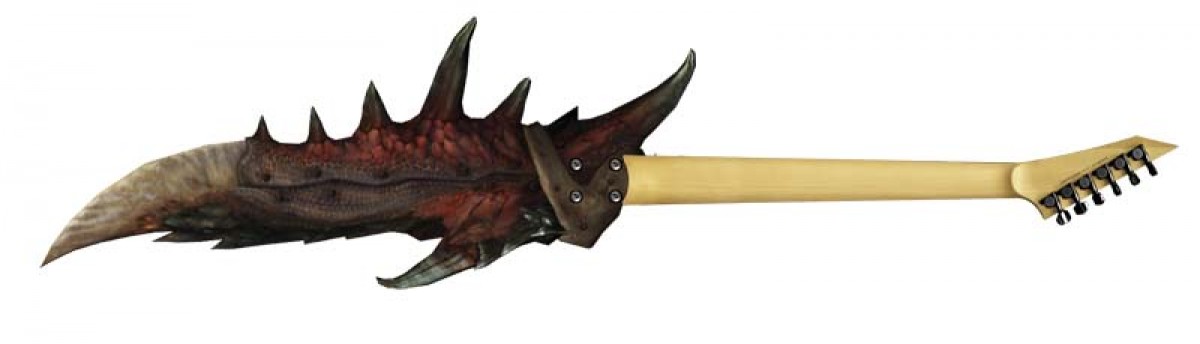 『モンスターハンター』10周年記念！230万円の“リオレウス”モデルギターが発売