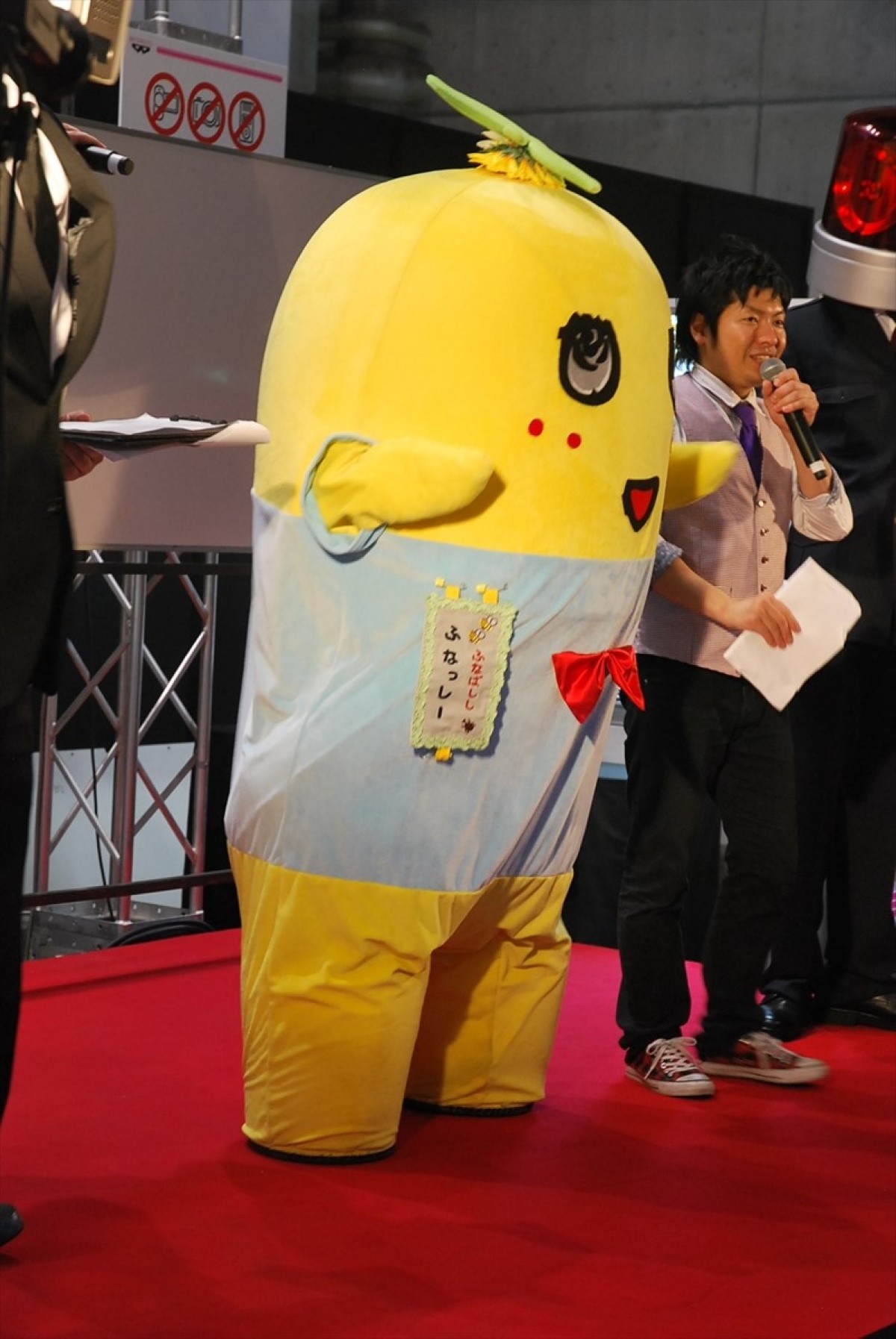＜ニコニコ超会議3＞ふなっしー、NO MORE 映画泥棒と競演！「ふなっしーの一番くじ」発売を報告