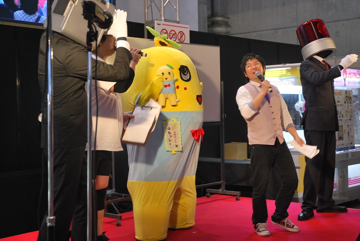 ＜ニコニコ超会議3＞ふなっしー、NO MORE 映画泥棒と競演！「ふなっしーの一番くじ」発売を報告