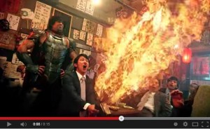 王道RPG『ブレイブ フロンティア』が山手線ジャック！炎の剣が舞う新CMも放送開始