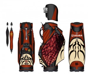 『モンハン』ゴルファー必見！リオレウスモチーフのキャディバッグ発売決定