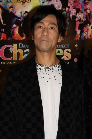 グローバル ダンス エンターテインメント『Changes』囲み取材に出席した、岸谷五朗