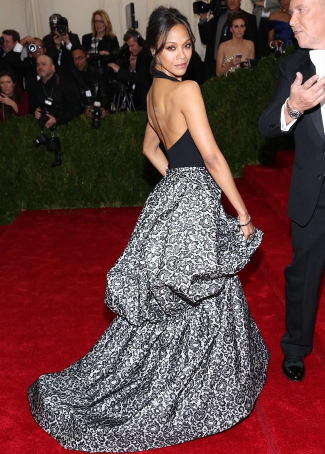 ゾーイ・サルダナ  Zoe Saldana、The Metropolitan Museum of Art Annual Gala、New York20140505