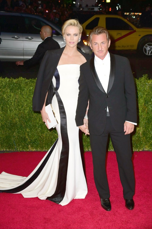 シャーリーズ・セロン  Charlize Theron、ショーン・ペン  Sean Penn、The Metropolitan Museum of Art Annual Gala、New York20140505