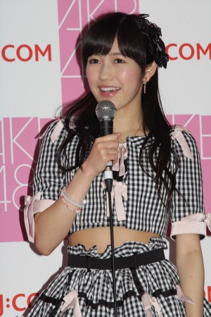 渡辺麻友、J：COMテレビ「AKB48 37thシングル選抜総選挙アピールコメント」記者発表会に出席
