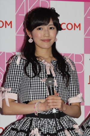 渡辺麻友、J：COMテレビ「AKB48 37thシングル選抜総選挙アピールコメント」記者発表会に出席