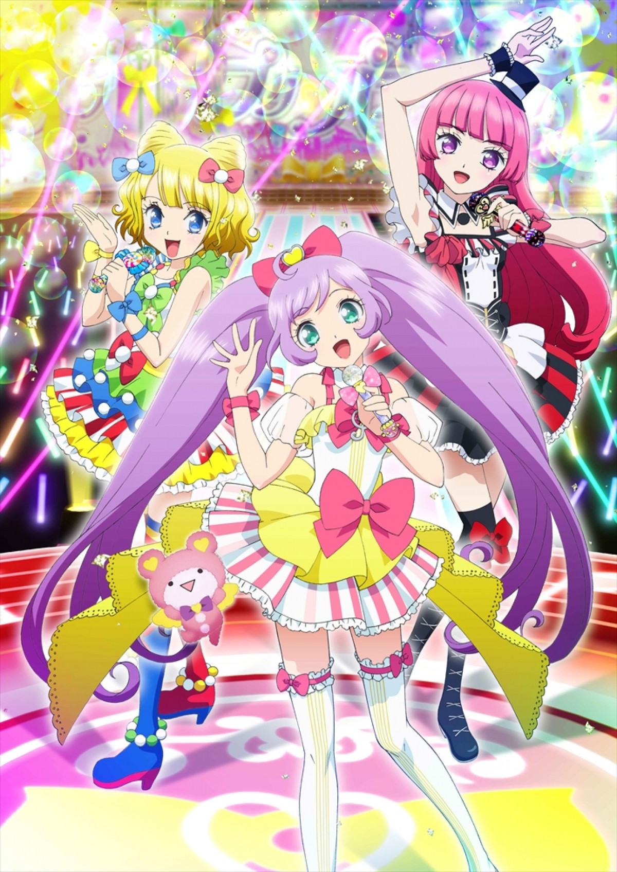 新作アニメ『プリパラ』、アイドルを目指す少女たちのキービジュアル解禁！