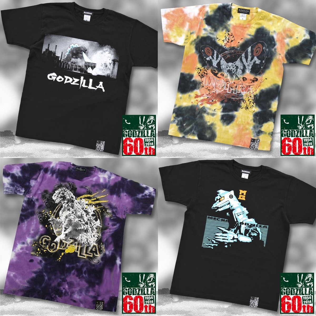 ゴジラ誕生60周年記念「Tシャツ」発売!