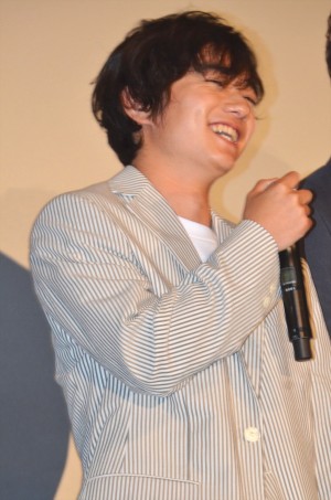 染谷将太、『WOOD JOB！（ウッジョブ）～神去なあなあ日常～』初日舞台挨拶