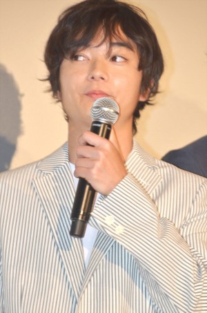 染谷将太、『WOOD JOB！（ウッジョブ）～神去なあなあ日常～』初日舞台挨拶