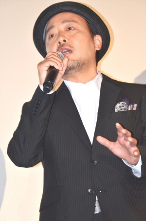 マキタスポーツ、『WOOD JOB！（ウッジョブ）～神去なあなあ日常～』初日舞台挨拶にて