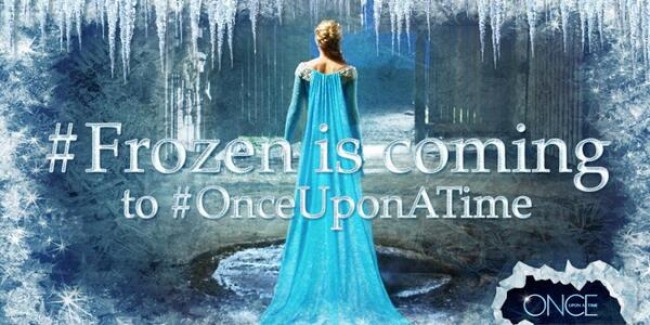 『ワンス・アポン・ア・タイム』シーズン4に雪の女王エルサが出現!(※『ワンス・アポン・ア・タイム』アメリカ公式ツイッターより)