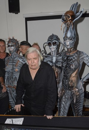 スイスにある「ギーガー・ミュージアム」15周年記念イベントの時の模様（2013年7月）