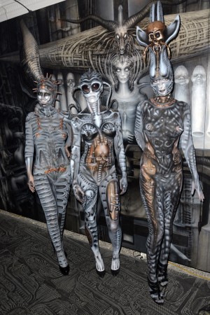 スイスにある「ギーガー・ミュージアム」15周年記念イベントの時の模様（2013年7月）