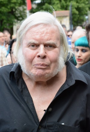 H・R・ギーガー、スイスにある「ギーガー・ミュージアム」15周年記念イベントの時の模様（2013年7月）