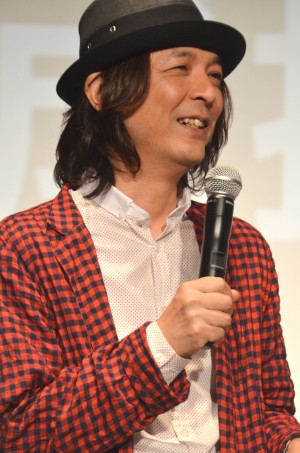 河原雅彦、『オー！ファーザー』完成披露試写会にて