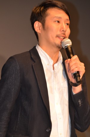 藤井道人監督、『オー！ファーザー』完成披露試写会にて