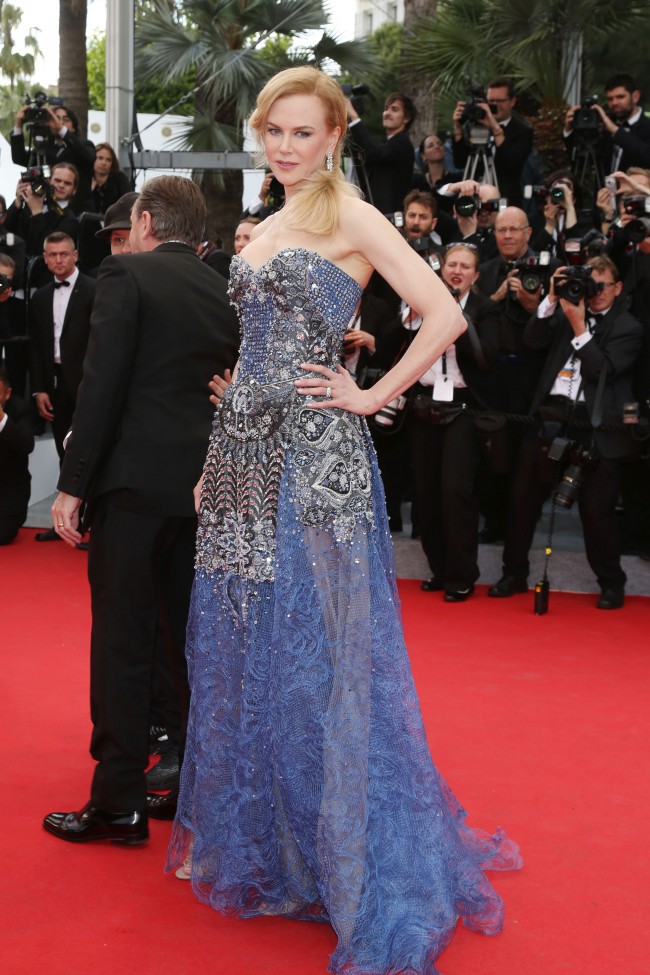 第67回カンヌ国際映画祭にニコール・キッドマンがアニマールのドレスをまとって登場