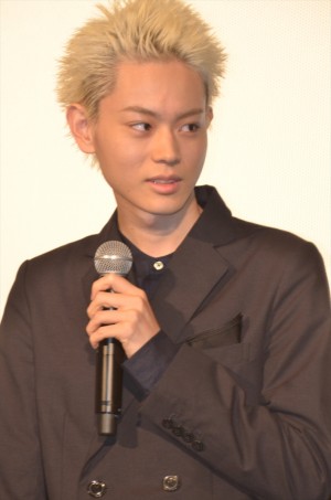 菅田将暉、『闇金ウシジマくんPart2』公開記念舞台挨拶にて