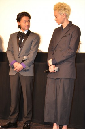 山田孝之、菅田将暉、『闇金ウシジマくんPart2』公開記念舞台挨拶にて