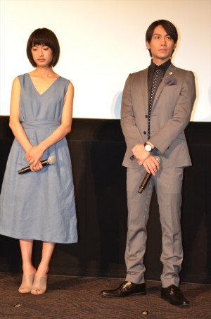 門脇麦、崎本大海、『闇金ウシジマくんPart2』公開記念舞台挨拶にて