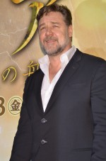 主演映画『ノア 約束の舟』PRのために緊急来日した、ラッセル・クロウ