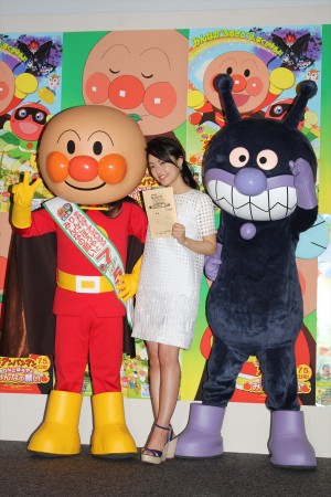 『それいけ！アンパンマン　りんごぼうやとみんなの願い』制作会見に出席した井上真央