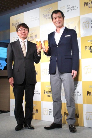 矢沢永吉、「ザ・プレミアムビールヒルズ」記者説明会にて