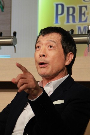 矢沢永吉、「ザ・プレミアムビールヒルズ」記者説明会にて