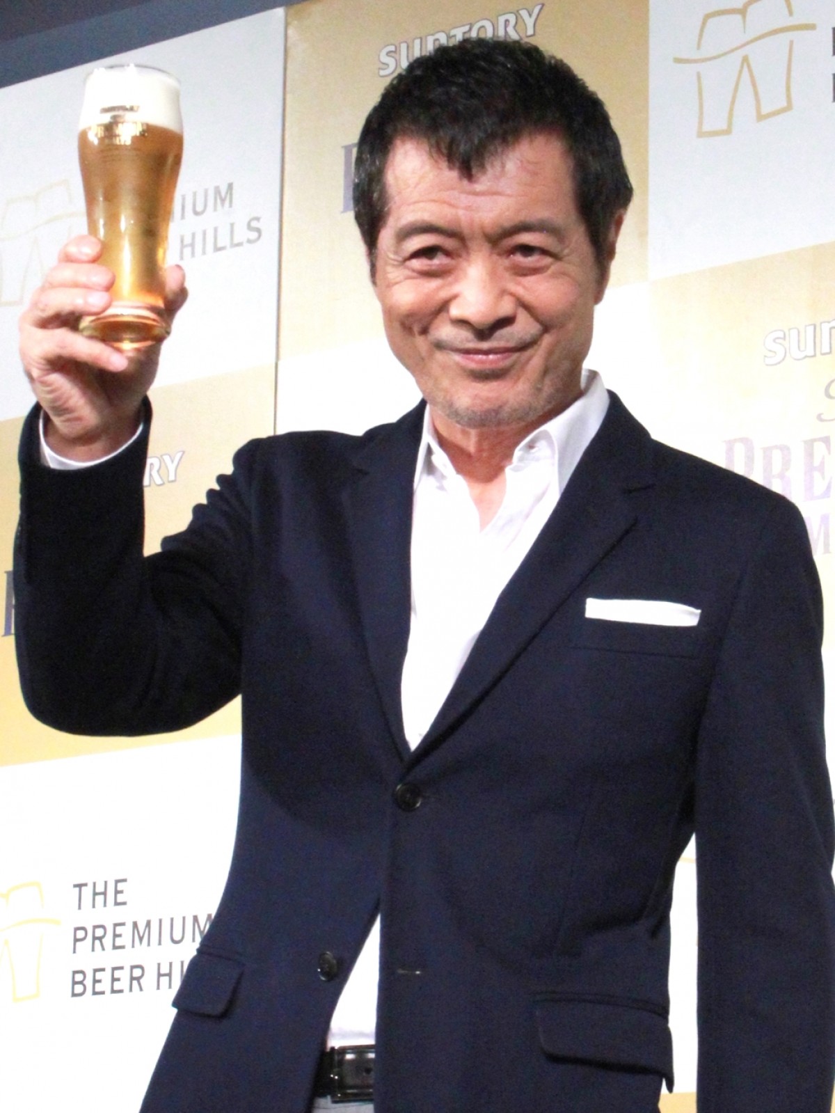 矢沢永吉、「ザ・プレミアムビールヒルズ」記者説明会にて